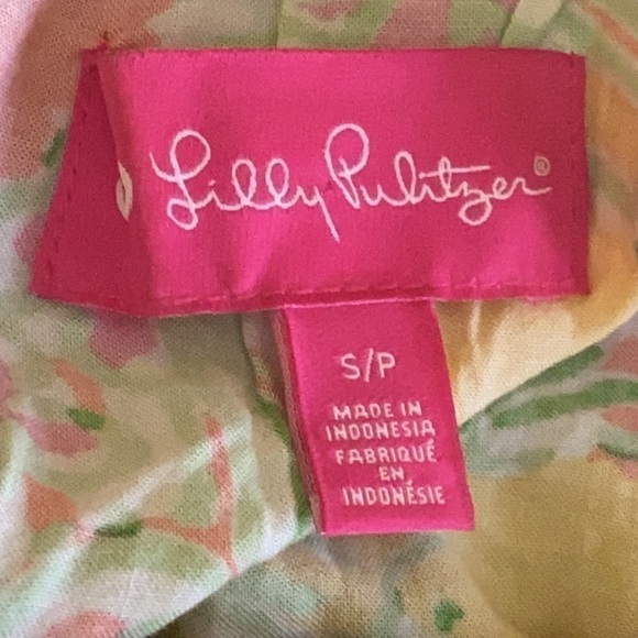 LILLY Pulitzer Target Challis Happy Place Limited Edition Rayon Romper Women’s S - Picture 10 of 13